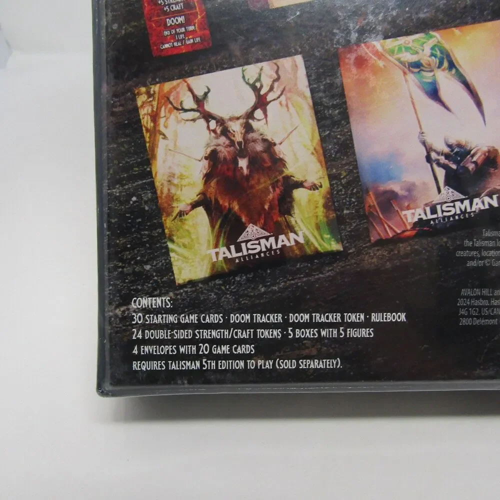 Talisman Alliances Fate Beckons Expansion Board Game NEW Sealed Cooperative